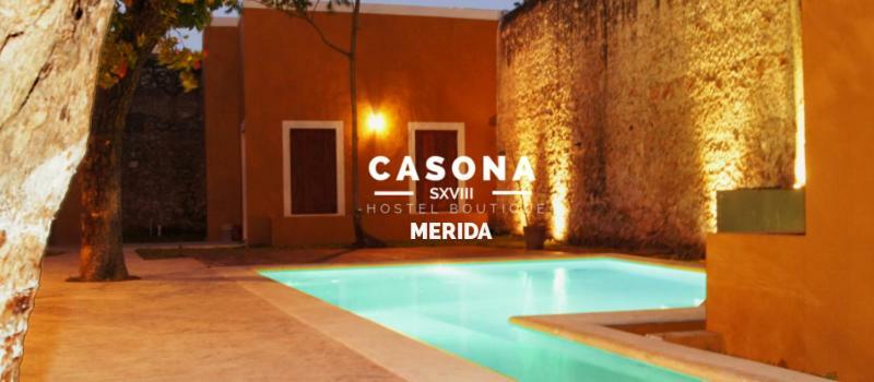 Casona Hostel Boutique Mérida Exterior foto